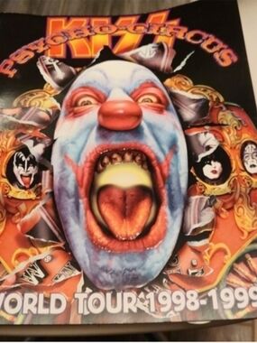 KISS Psycho Circus World Tour 1998-1999 Book With 3D Glasses